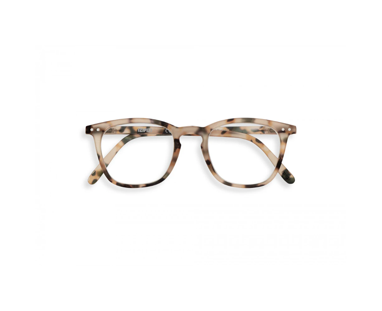 IZIPIZI PARIS Adult Reading Glasses STYLE #E - Light Tortoise - +1