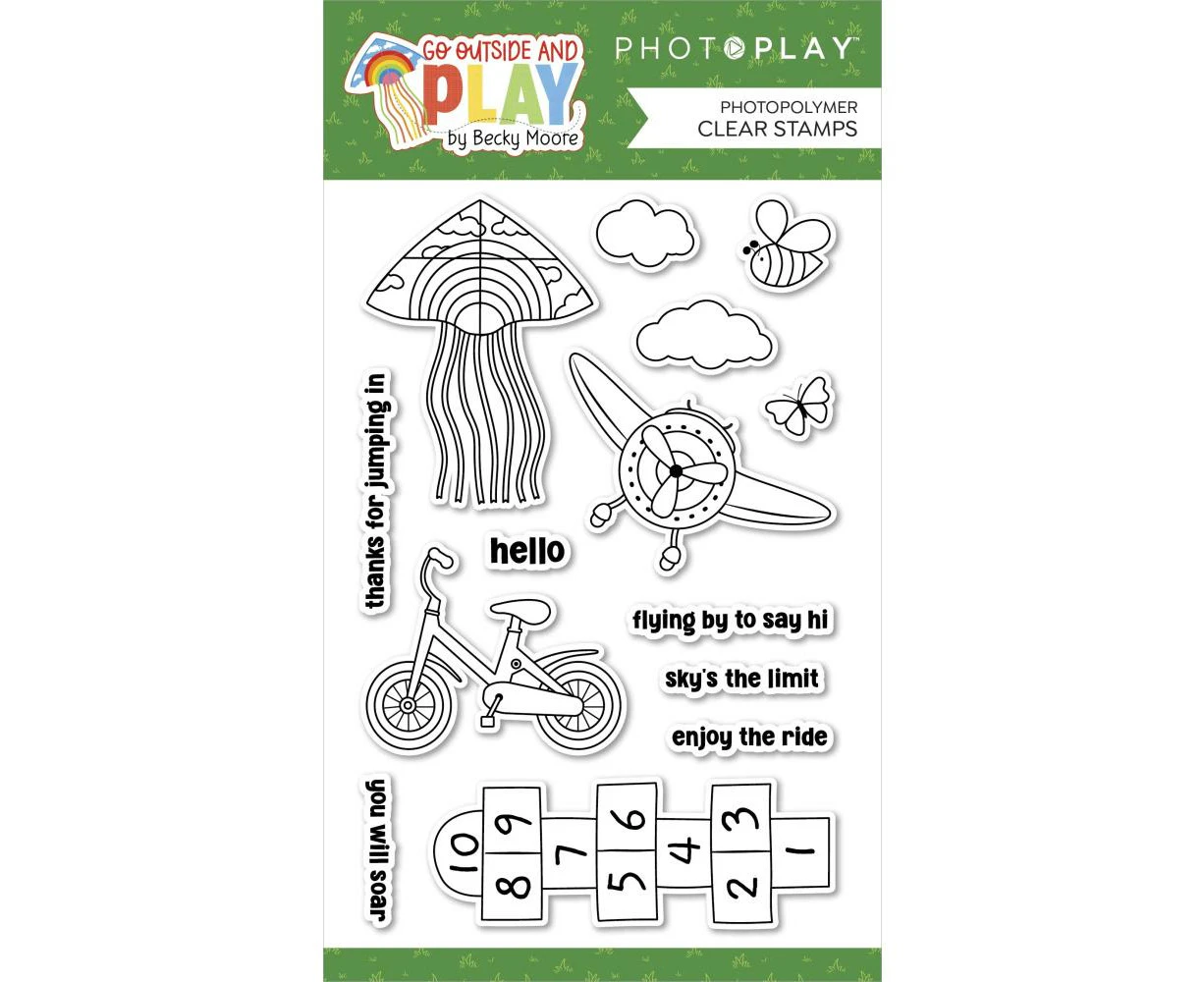 PhotoPlay Photopolymer Clear Stamps - Go Outside And Play*