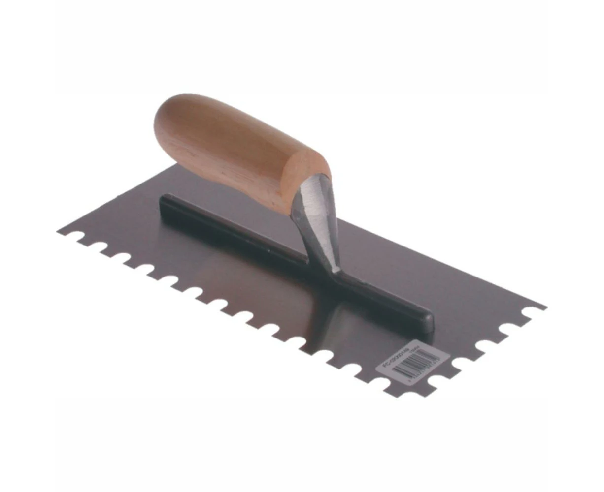 CONTRACTOR Timber Handle Notch Tiling Trowel - 8mm - Single Buy