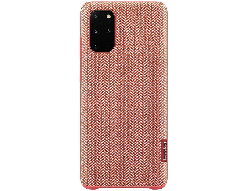 Samsung Galaxy S20 Plus + Kvadrat Textile Phone Case Pink