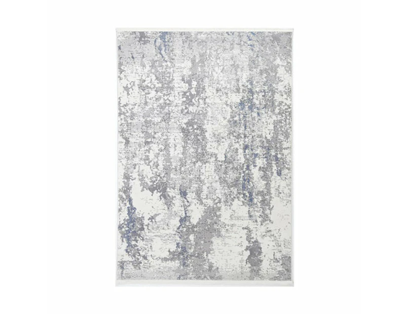 Cesky Raj Dim Grey And Blue Rug