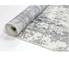 Cesky Raj Dim Grey And Blue Rug