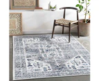 Province Cream Blue Traditional Rug