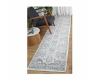 Province White Grey Traditional Rug