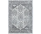 Province White Grey Traditional Rug