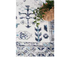 Province Cream Blue Traditional Rug