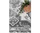 Province White Grey Traditional Rug