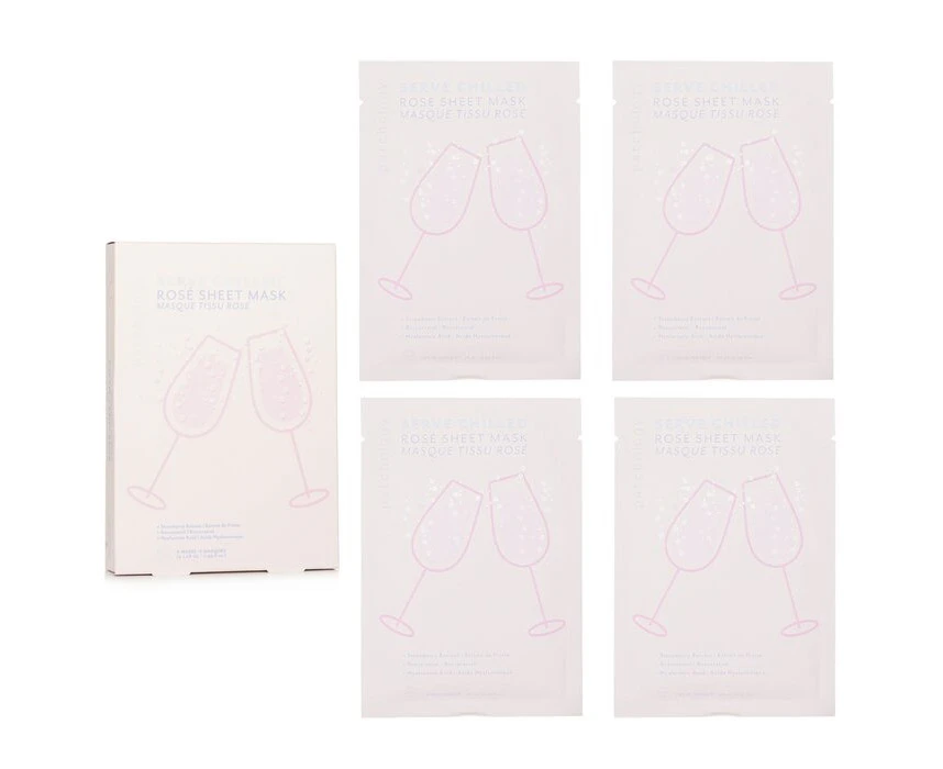 Patchology Serve Chilled Rosé Sheet Mask 4 masks