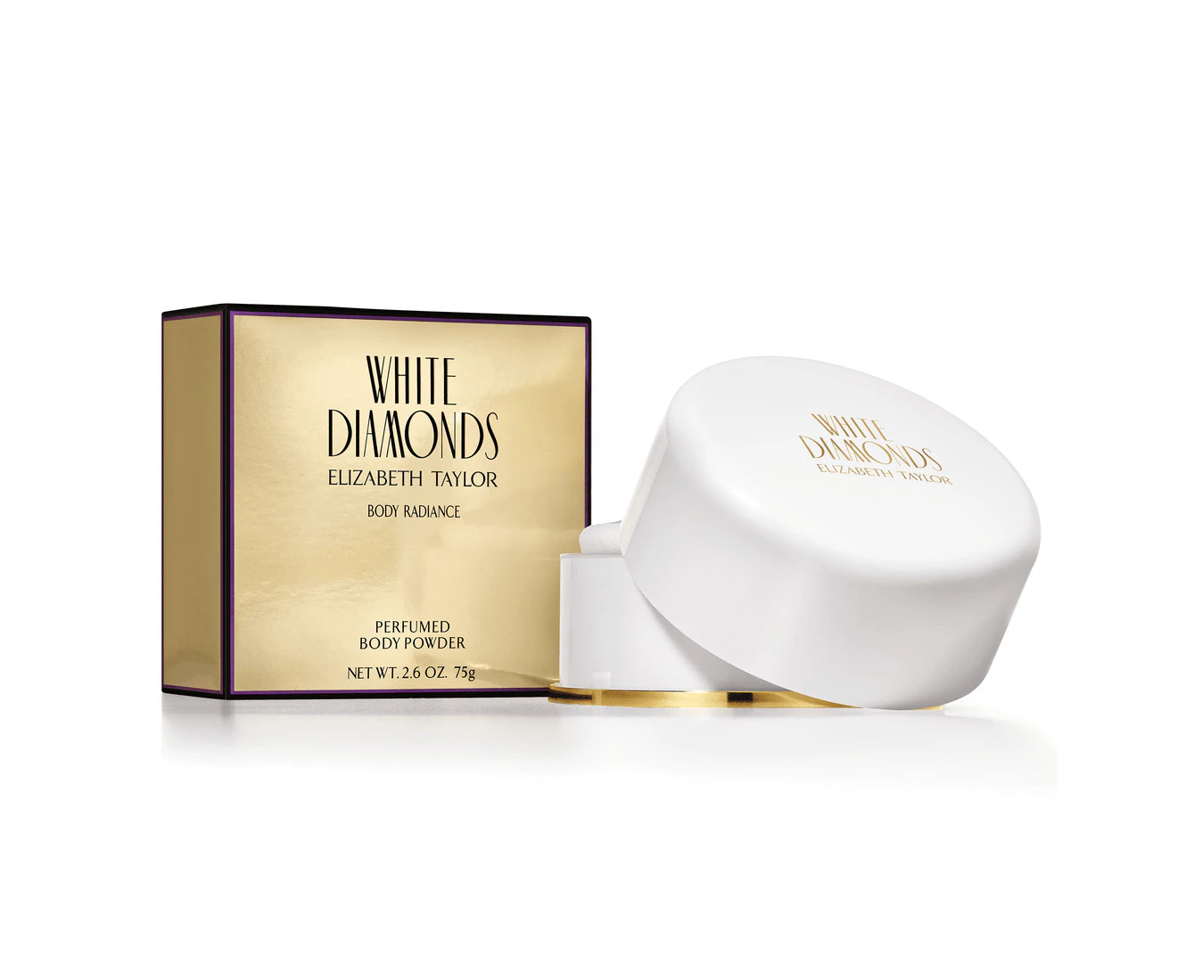 White Diamonds by Elizabeth Taylor Dusting Powder 75g For Women