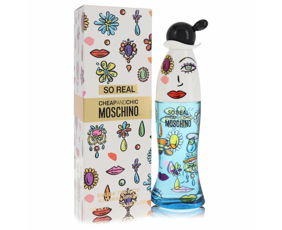 Cheap & Chic So Real Eau De Toilette Spray By Moschino 100Ml