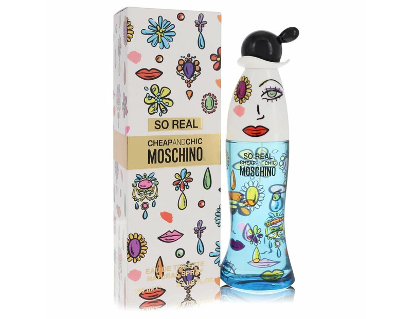 Cheap & Chic So Real Eau De Toilette Spray By Moschino 100Ml