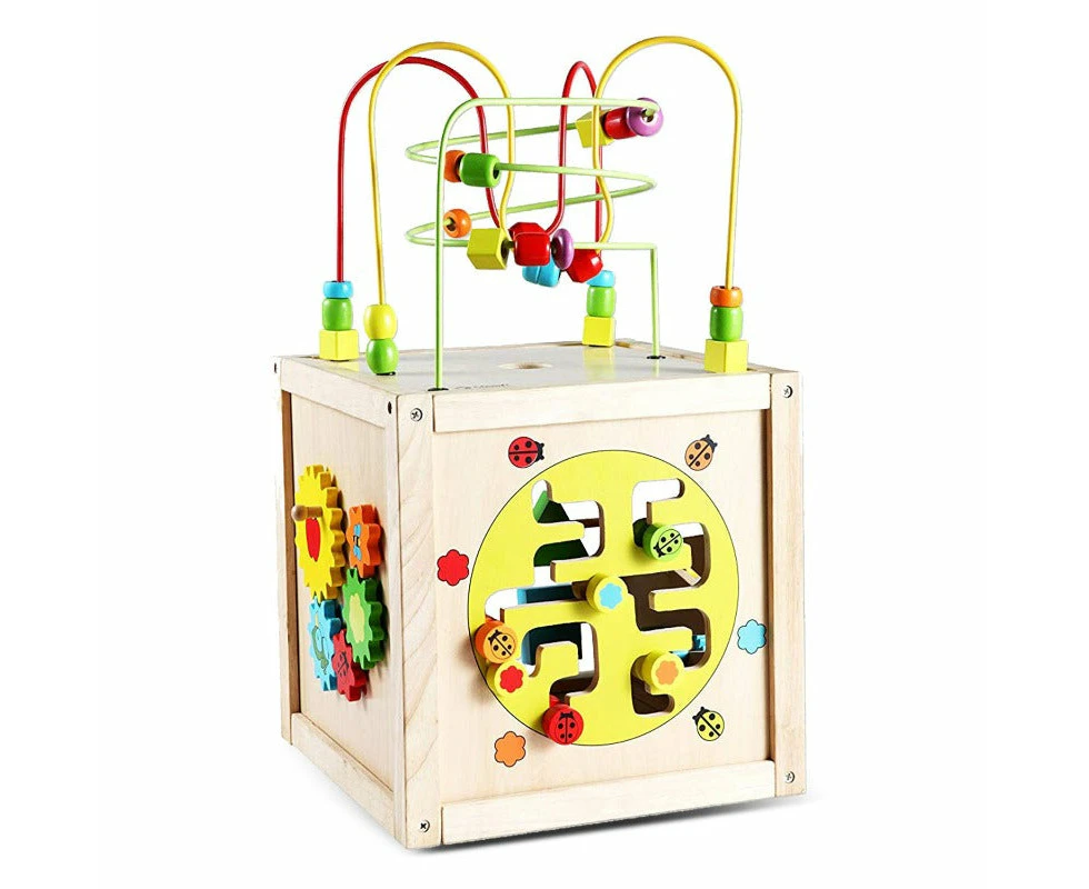 Wooden Toys Classic World Multi Activity Cube