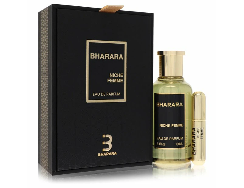 Bharara Niche Femme by Bharara Beauty Eau De Parfum Spray + Refillable Travel Spray 3.4 oz for Women