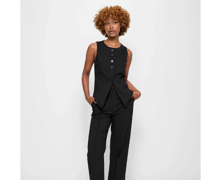 Target Petites Straight Leg Pintuck Pants