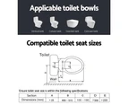 Cefito Electric Bidet Toilet Seat Cover Auto Smart Water Wash Dry Panel Control