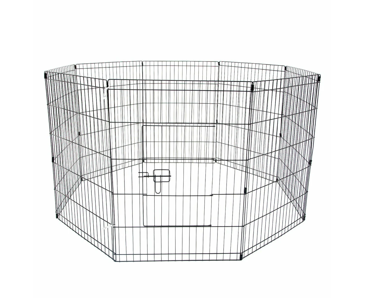 Paw Mate Pet Playpen 8 Panel 42in Foldable Dog Exercise Enclosure Fence Cage