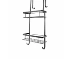 Over Door Shower Caddy, Black - Anko