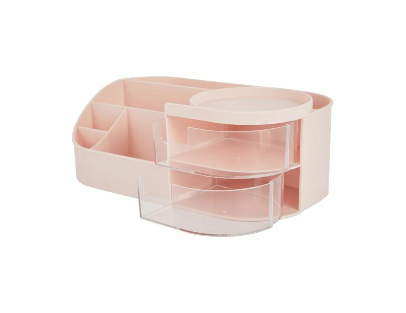 2 Draw Organiser, Light Pink - Anko