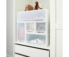 Modular Storage Drawer, Narrow, White - Anko