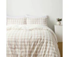 Target Hunter Gingham Cotton Quilt Cover Set