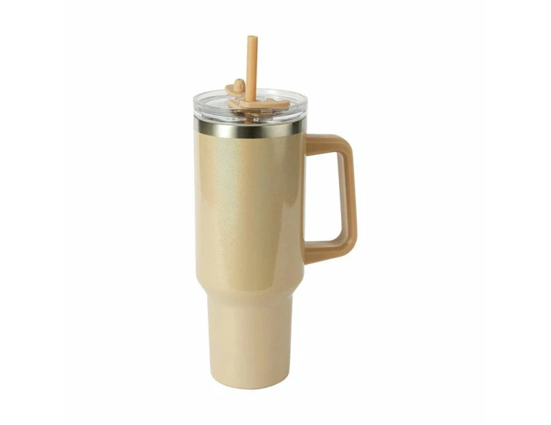 1.18L Pearl Gold Jumbo Tumbler with Handle - Anko