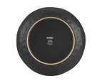 Black Hammered Dinner Plate - Anko