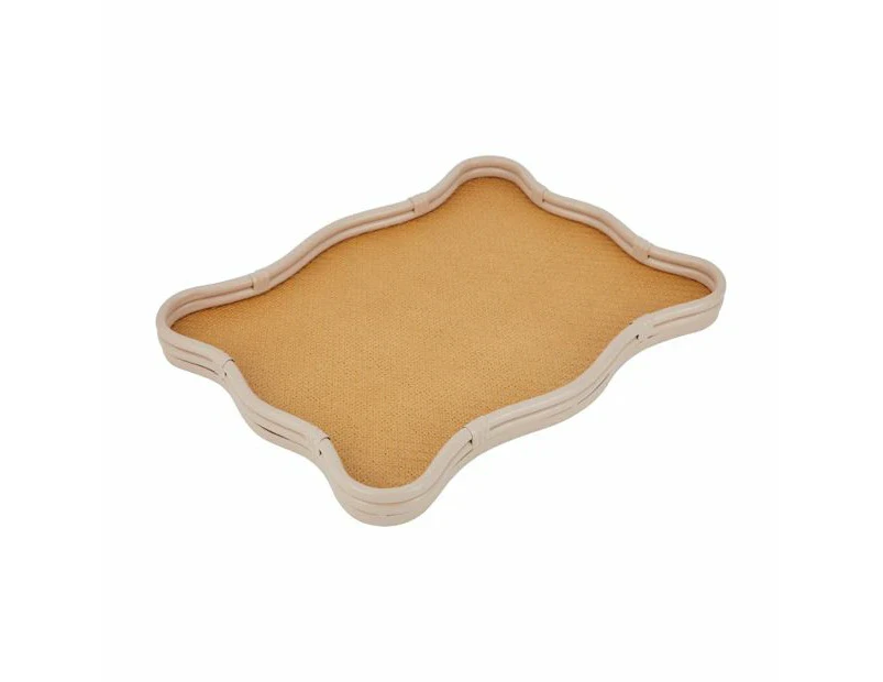 Wave Rattan Decor Tray - Anko