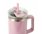 1.18L Pearl Pink Jumbo Tumbler with Handle - Anko