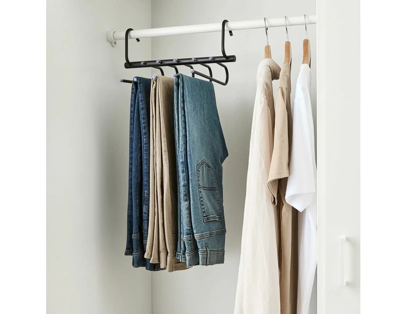 5 Tier Collapsible Pant Hanger - Anko