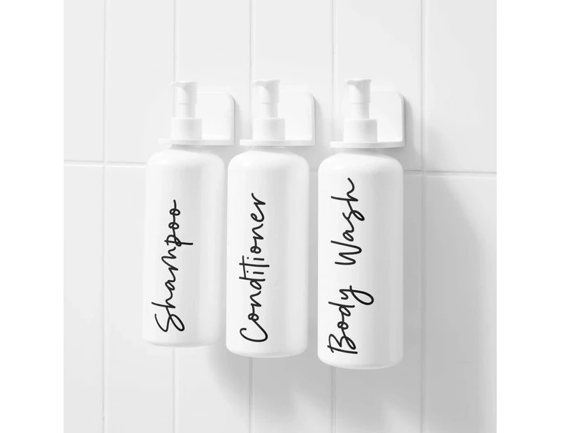 Set of 3 Bottles with Hangers - Anko