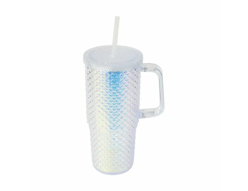 650ml Iridescent Textured Tumbler with Handle - Anko