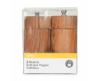 2 Pack Acacia Salt and Pepper Grinders - Anko