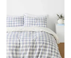 Target Hunter Gingham Cotton Quilt Cover Set