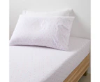 Target Lily Hearts Australian Cotton Stonewash Sheet Set