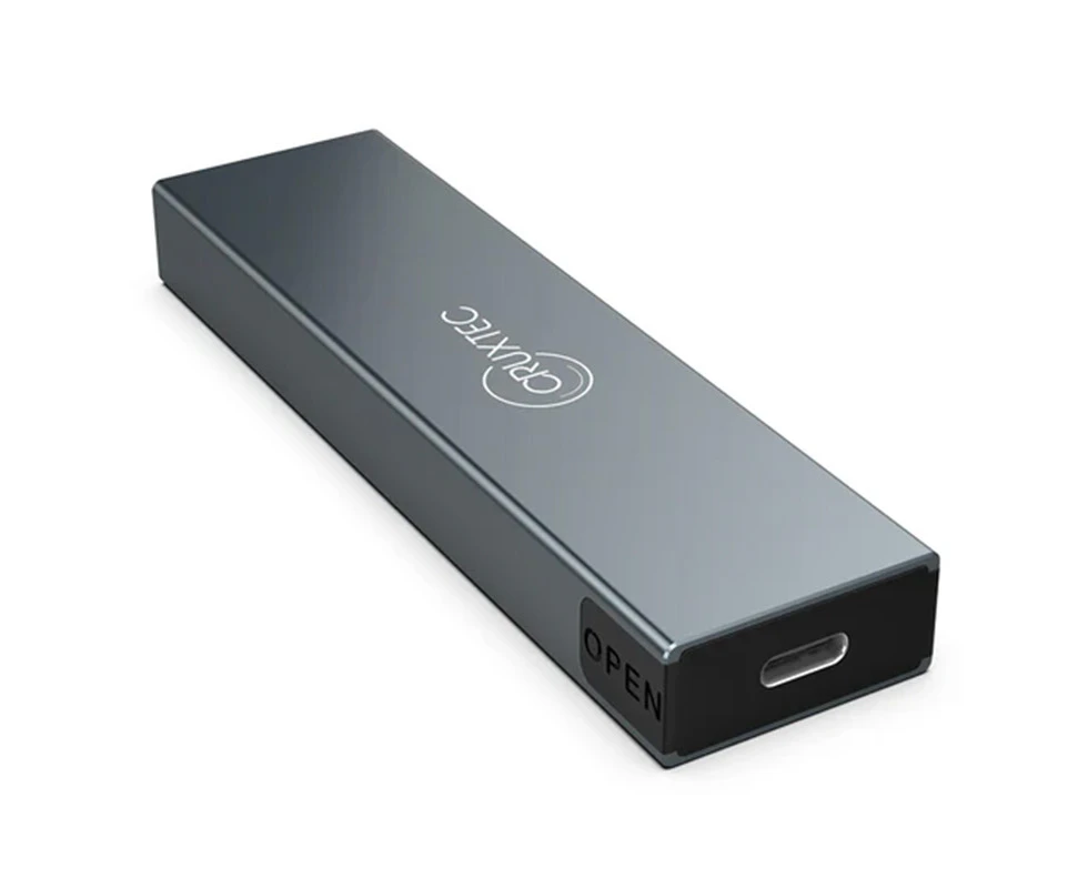 Cruxtec NVMe & NGFF Dual Protocol M.2 SSD to USB-C Enclosure (M2NC3-SG)