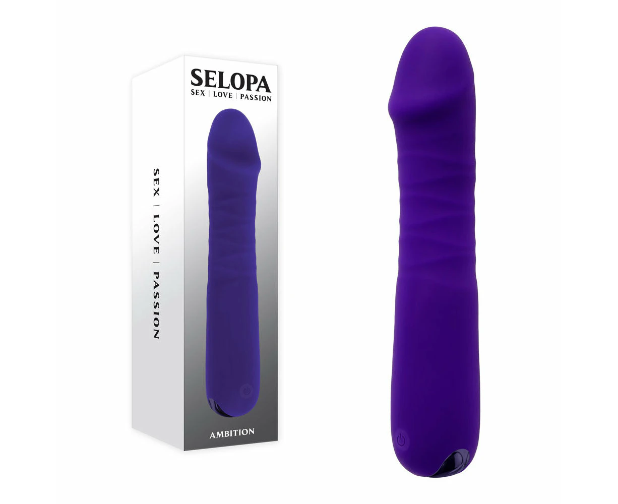 Selopa AMBITION -  17 cm USB Rechargeable Thrusting Vibrator