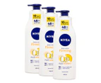 3 x Nivea Firming Q10 Plus Body Lotion 400mL