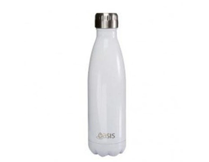 Oasis Insulated Drink Bottle - 500ml White