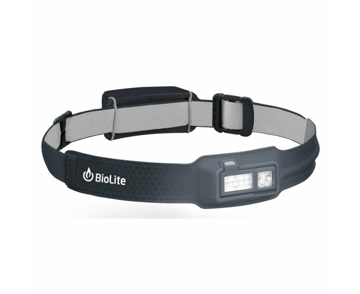 BIOLITE No-Bounce Rechargeable Headlamp 330 - Midnight Grey