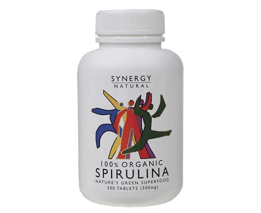 Synergy Natural Organic Spirulina 500mg 200t