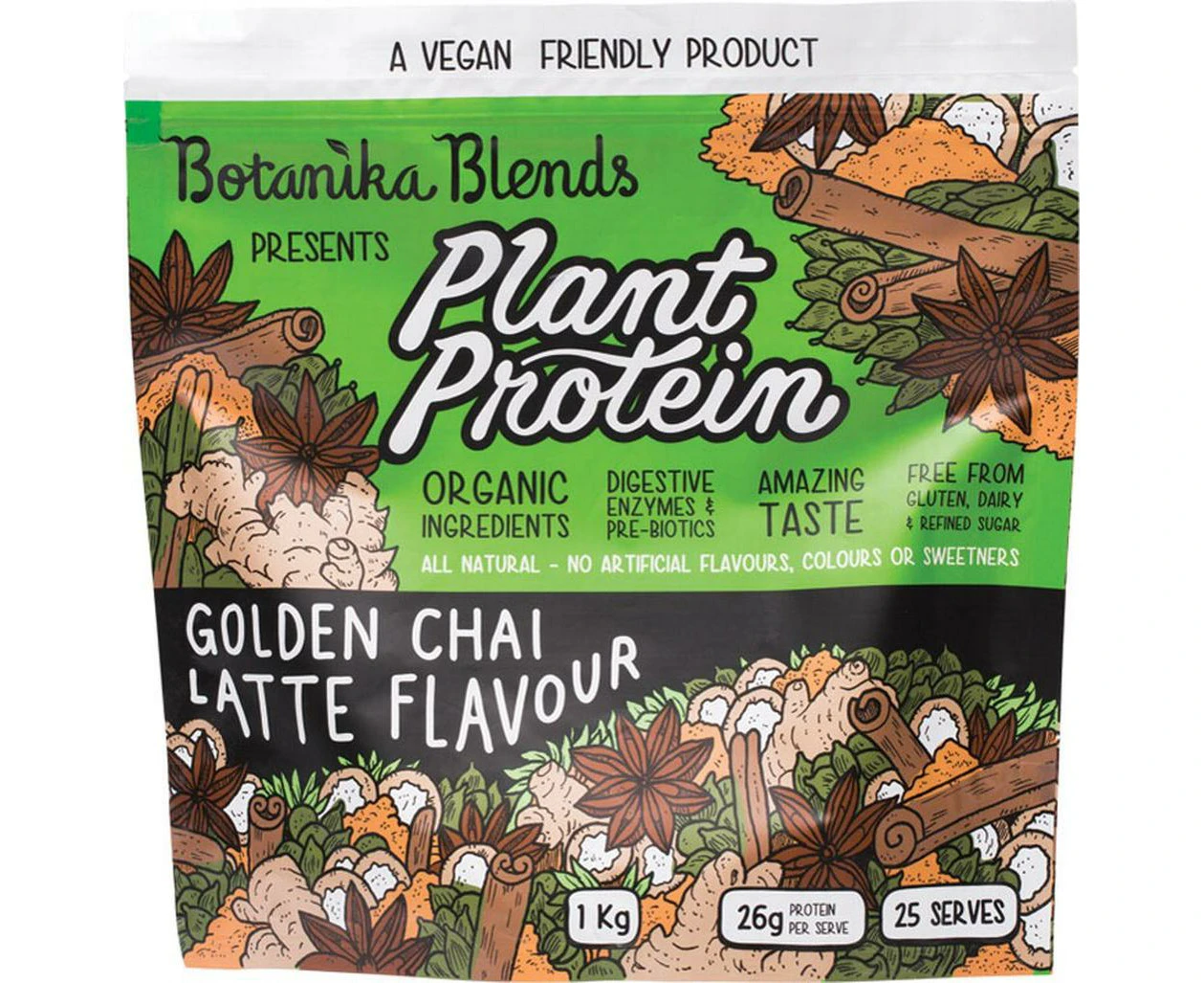 Plant Protein (Golden Chai Latte) - 1kg