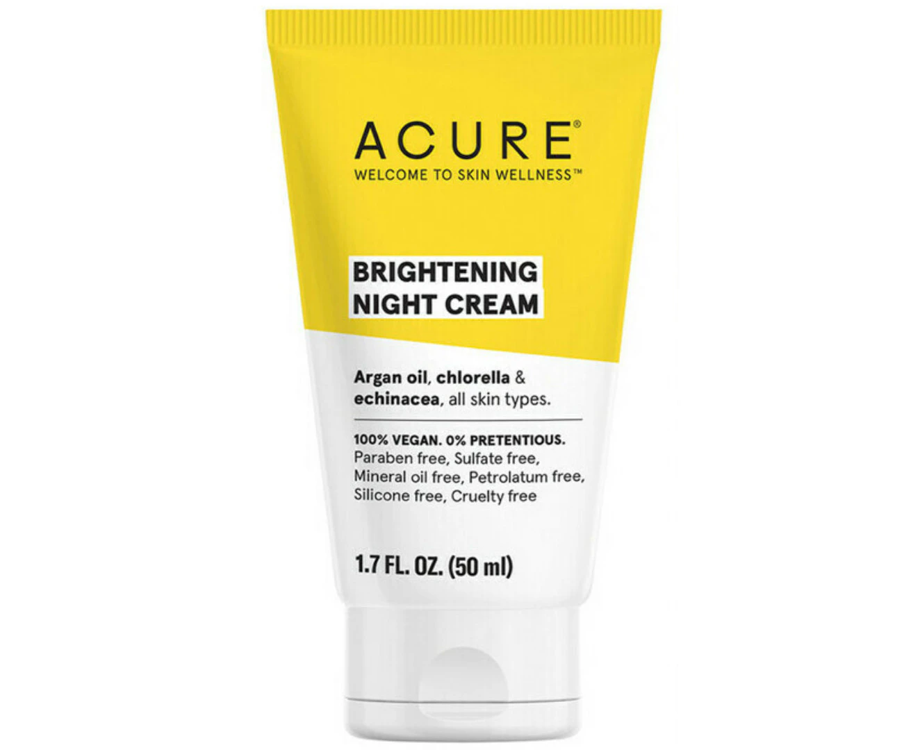 Acure Brilliantly Brightening Natural Night Cream For All Skin Types 50 ml