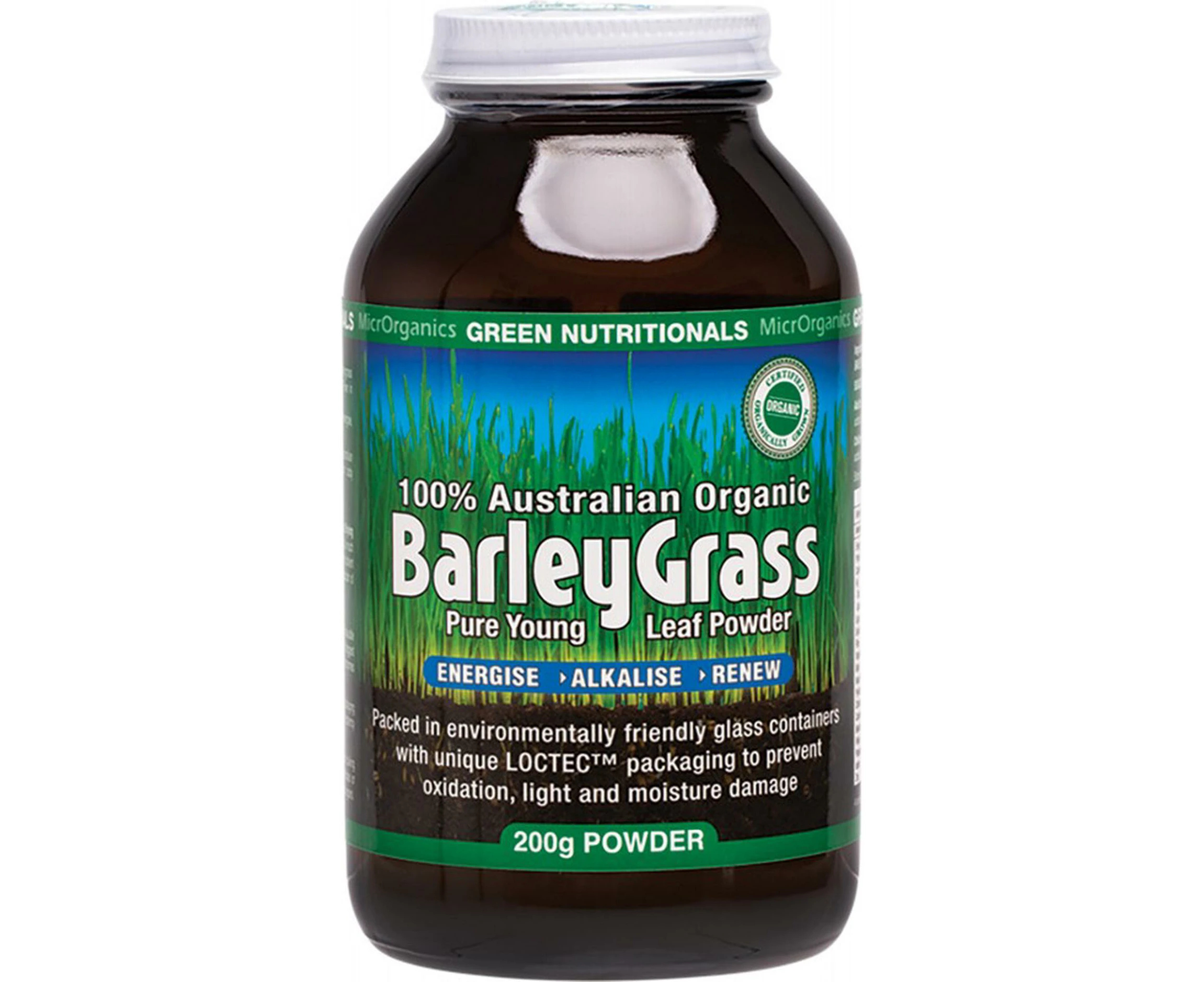 Barleygrass 100% Australian Organic - 200g