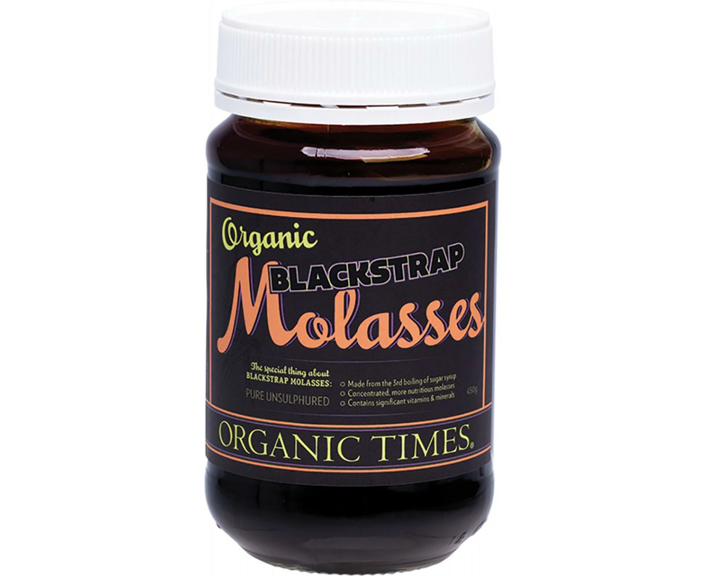 Organic Blackstrap Molasses - 450g