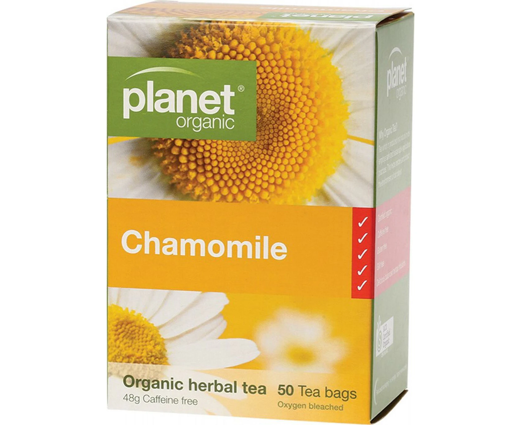 Herbal Tea Bags, 50 Pieces (Chamomile)