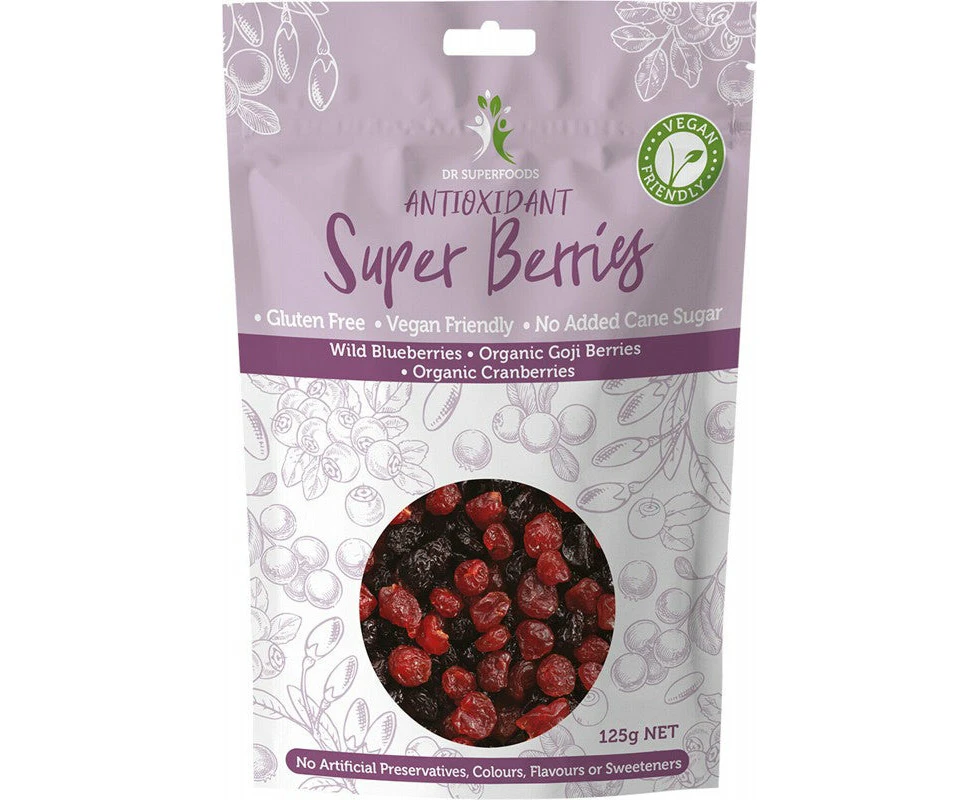 Dr Superfoods Dried Antioxidant Super Berries 125g