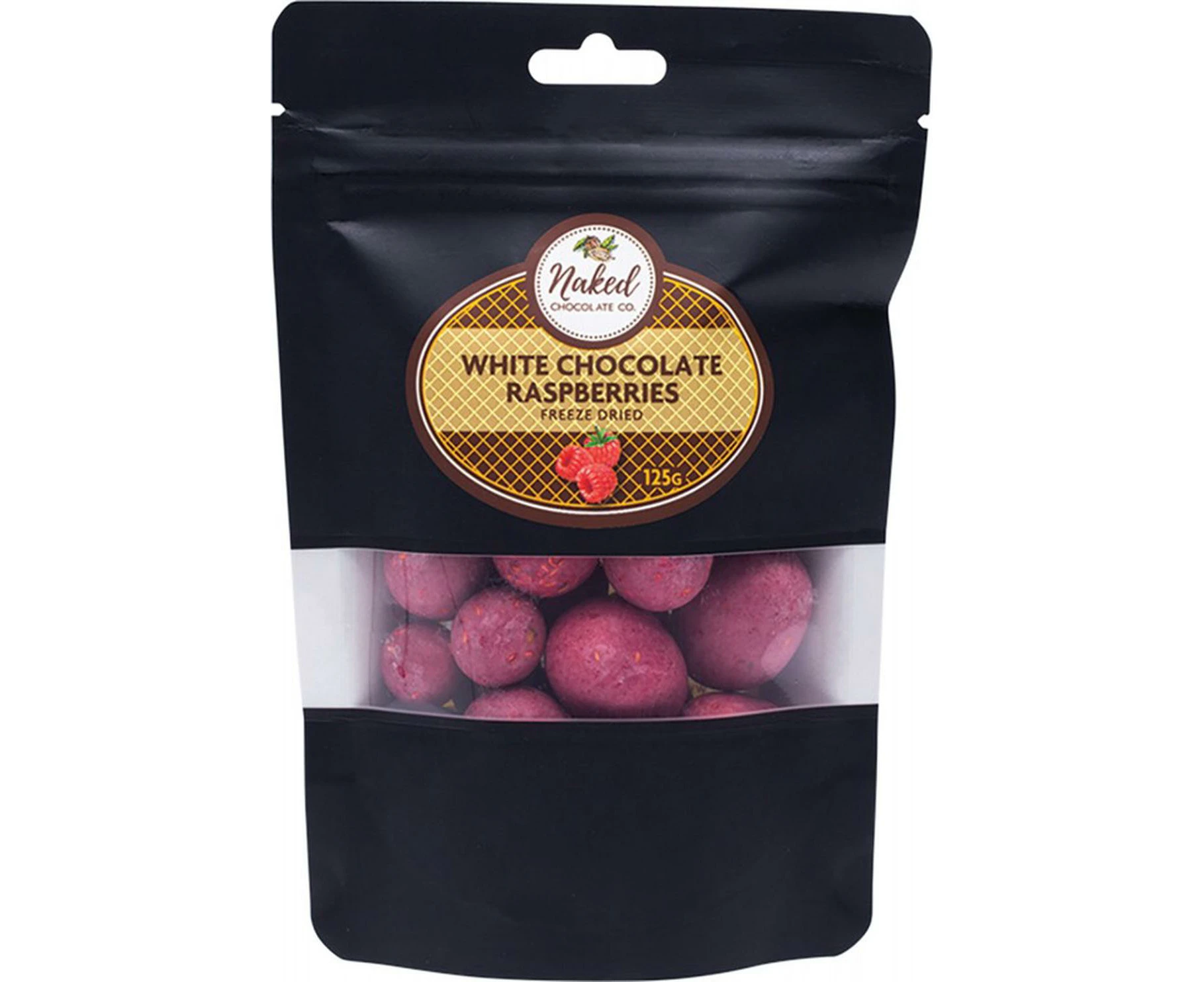 Freeze Dried White Chocolate (Raspberries) - 125g