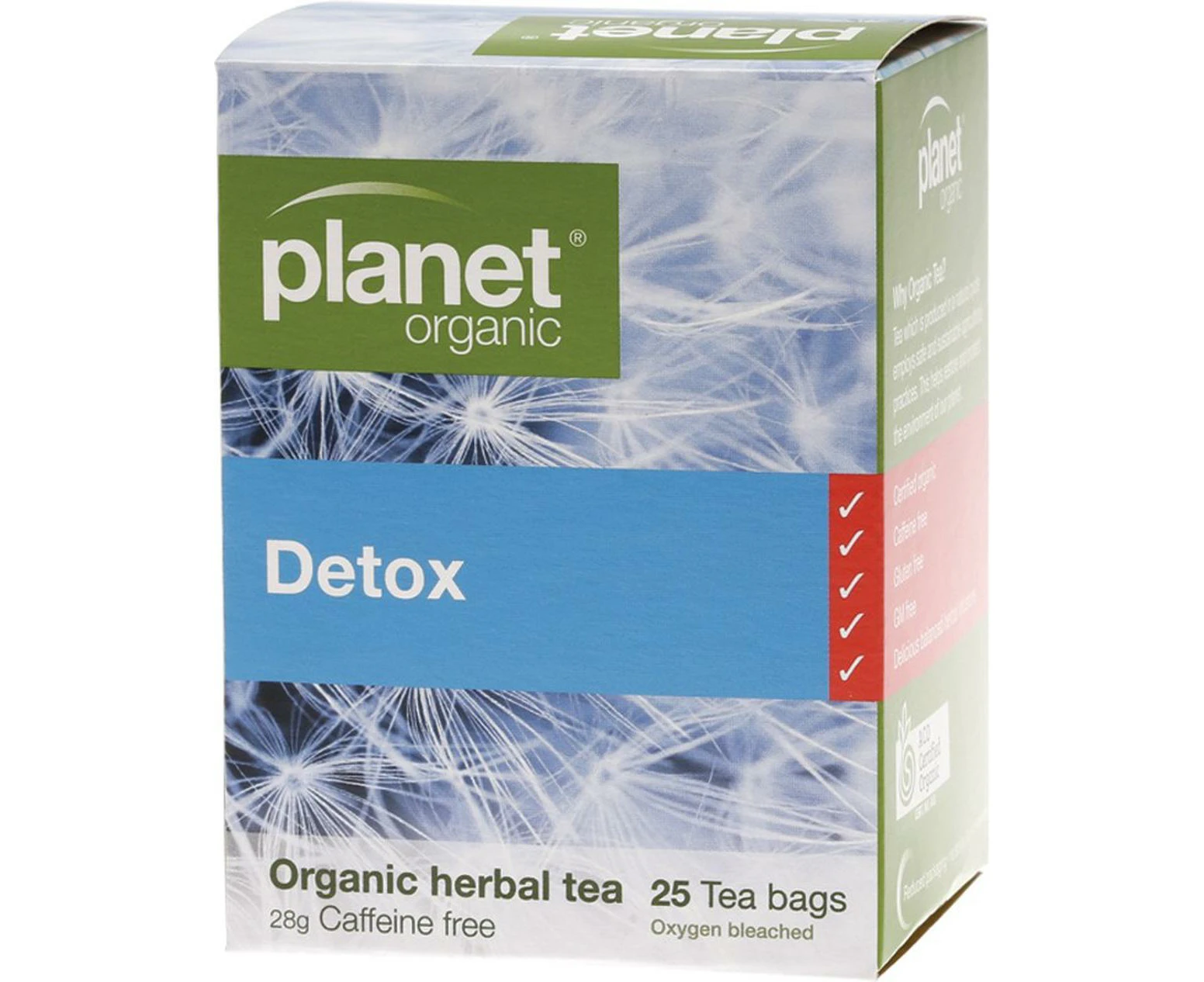 Herbal Tea Bags, 25 Pieces (Detox)