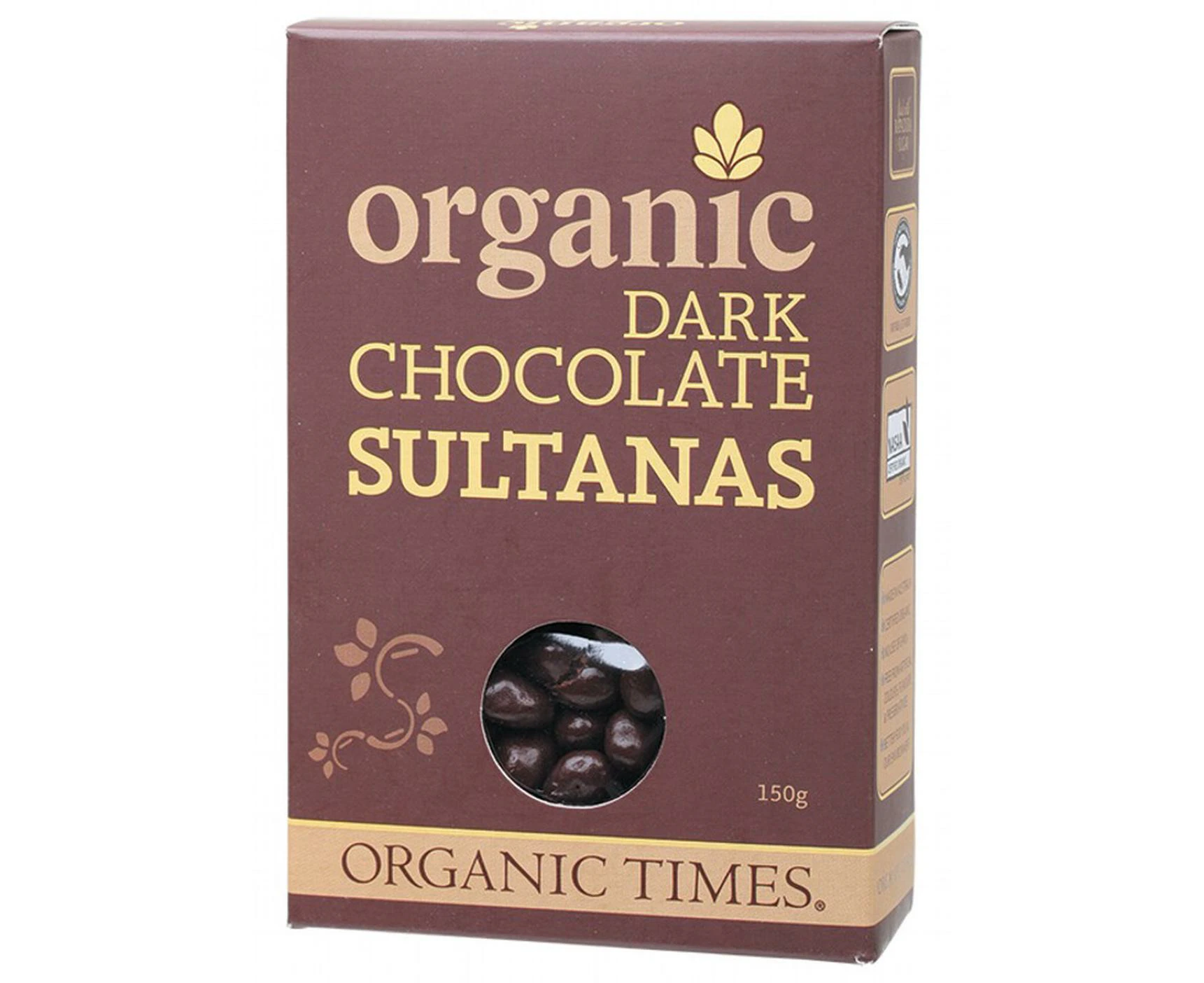 Organic Dark Chocolate (Sultanas) - 150g