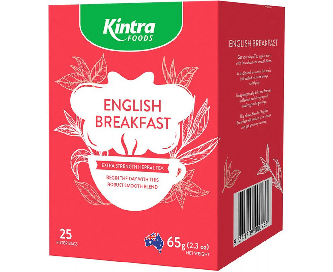 Herbal Tea Bags - English Breakfast, 25 Piece